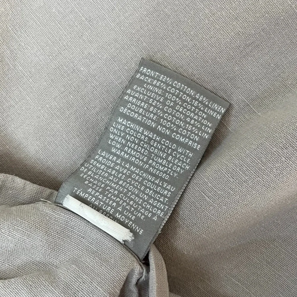 RHTeen Restoration Hardware Gray Ruffled Gauze Pillow Sham 22